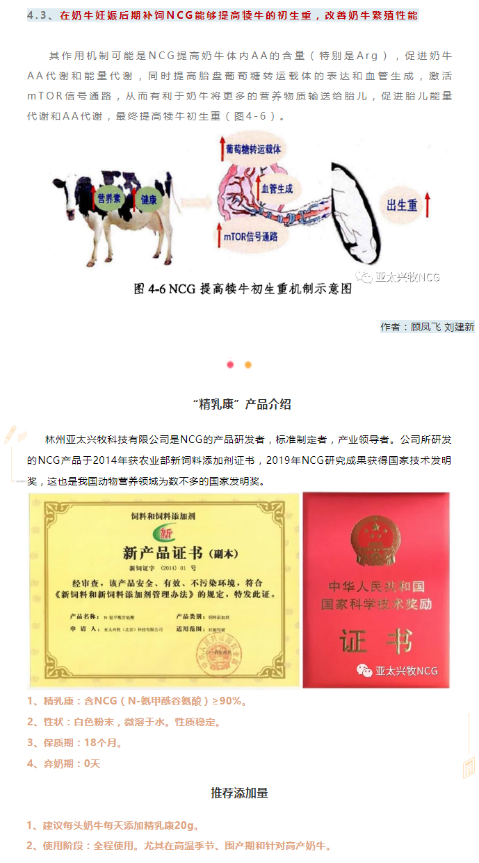 NCG對奶牛泌乳性能、健康和繁殖性能的影響及其機(jī)制_05